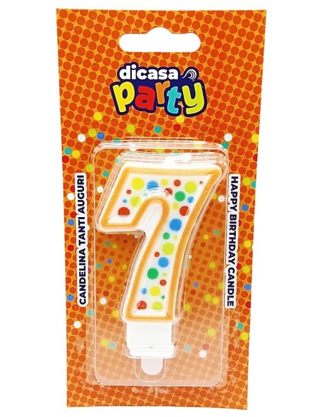 Dicasa Candelina Buon Compleanno - Numero 7